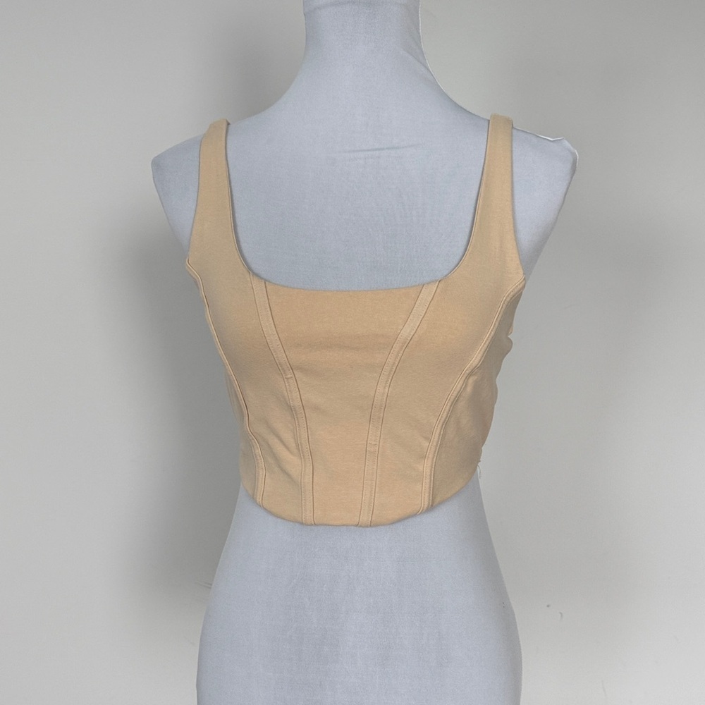 Wild‎ Fable Beige Sleeveless Top Sz SM